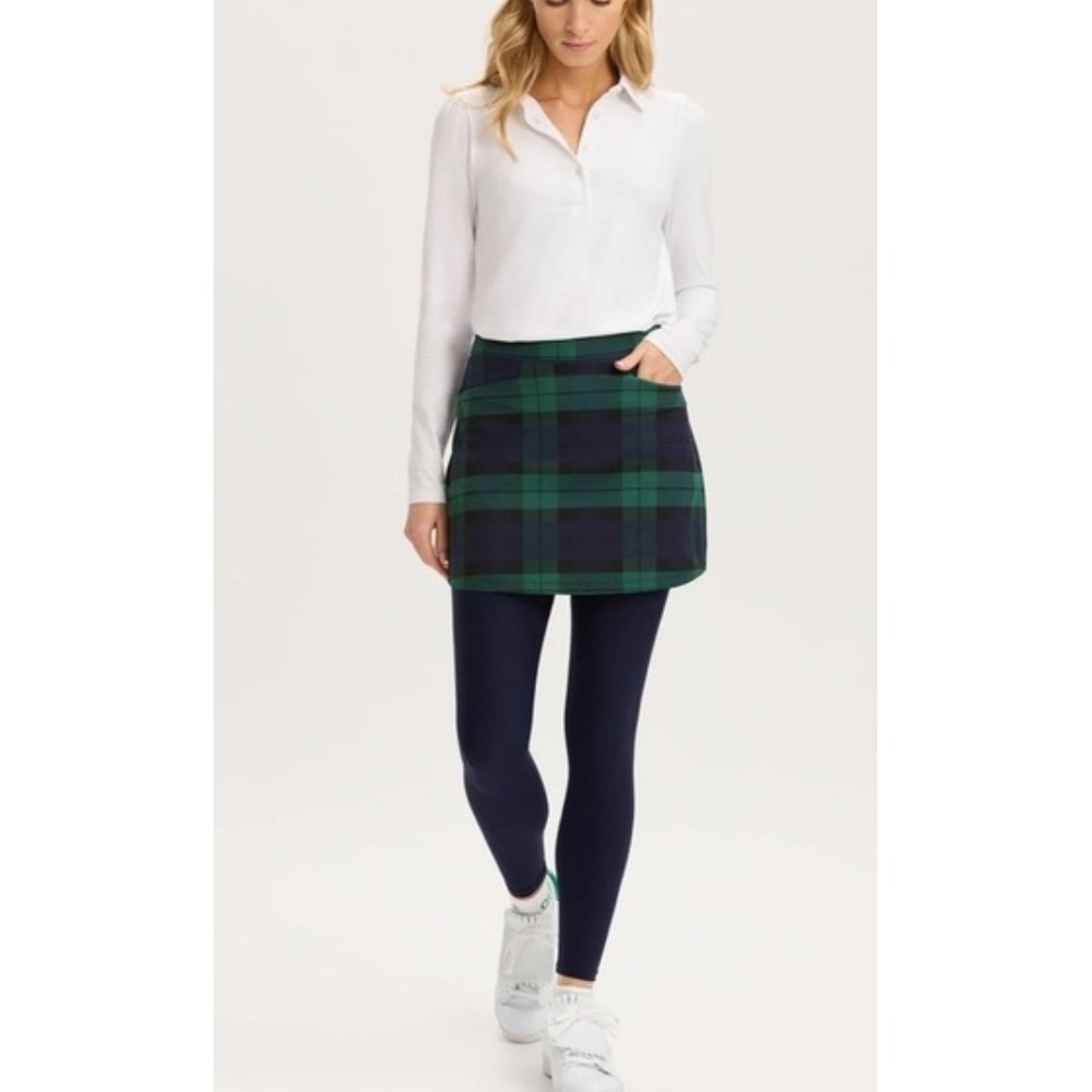 RNWK Blackwatch Tartan Skirted Legging Golf Sz Med